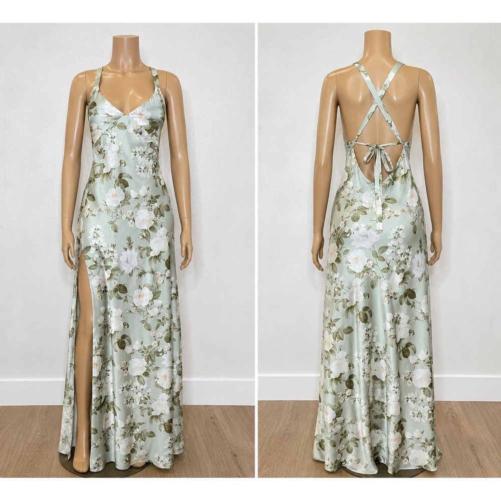 Show Me Your Mumu Anderson Maxi Dress Womens XXL Secret Garden Floral Open Back - Picture 5 of 16